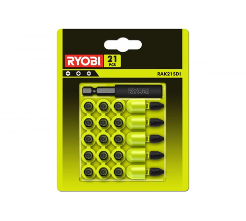 Набор ударостойких бит 21 шт RAK21SDI Ryobi 5132003787