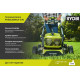 Бесщеточная газонокосилка Ryobi MAX POWER 36В RY36LMX46A-240 5133005485