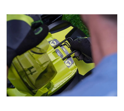 Аккумуляторная бесщеточная газонокосилка Ryobi 18В RY18LMX46A-250, 46см 5133005790