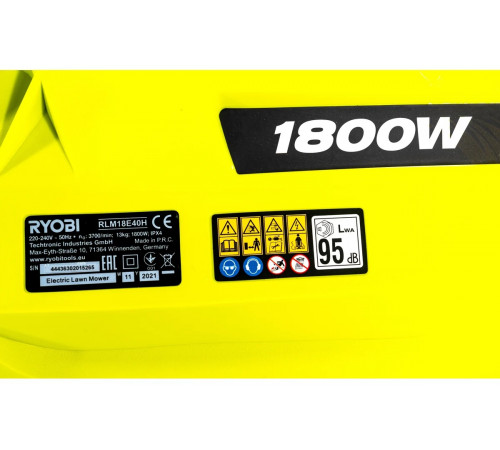 Газонокосилка Ryobi RLM18E40H 5133002347