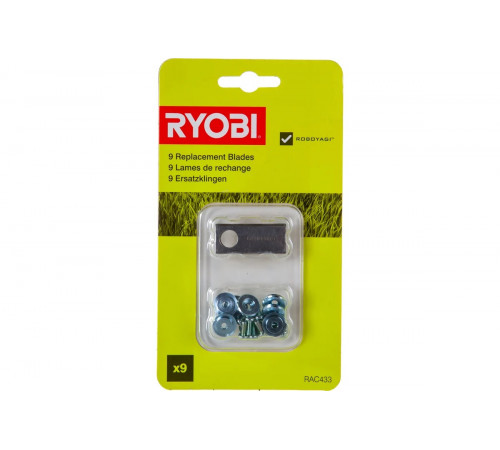 Ножи для робота газонокосилки, 9 шт. RAC433 Ryobi 5132003744