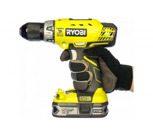 Ударная дрель-шуруповерт Ryobi ONE+ R18PD-LL15S 5133002479