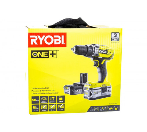Ударная дрель-шуруповерт Ryobi ONE+ R18PD3-242S 5133003820