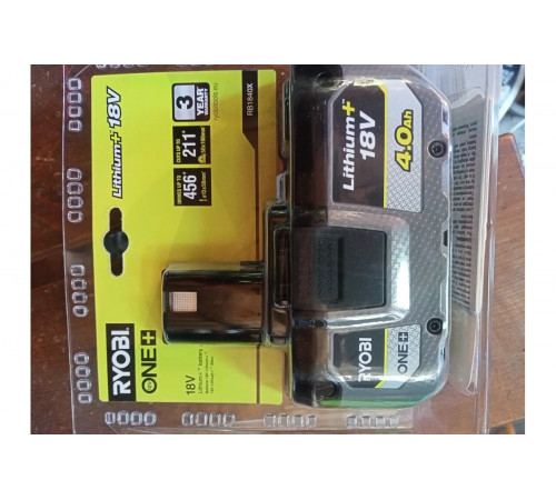 Аккумулятор Ryobi ONE+ RB1840X (18 В; 4 А*ч; Li-ion) 5133005053