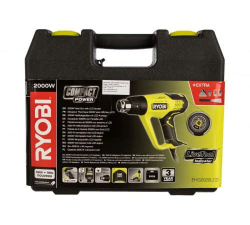 Термопистолет Ryobi EHG2020LCD 5133001730
