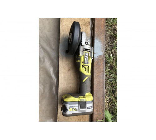 Углошлифмашина бесщеточная Ryobi ONE+ R18AG7-0  без аккумулятора в комплекте 5133002852