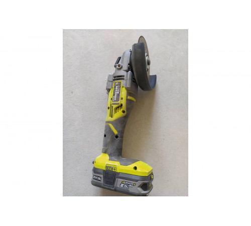 Углошлифмашина бесщеточная Ryobi ONE+ R18AG7-0  без аккумулятора в комплекте 5133002852