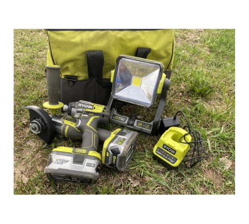 Углошлифмашина бесщеточная Ryobi ONE+ R18AG7-0  без аккумулятора в комплекте 5133002852