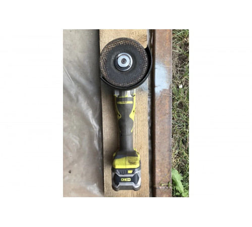 Углошлифмашина бесщеточная Ryobi ONE+ R18AG7-0  без аккумулятора в комплекте 5133002852