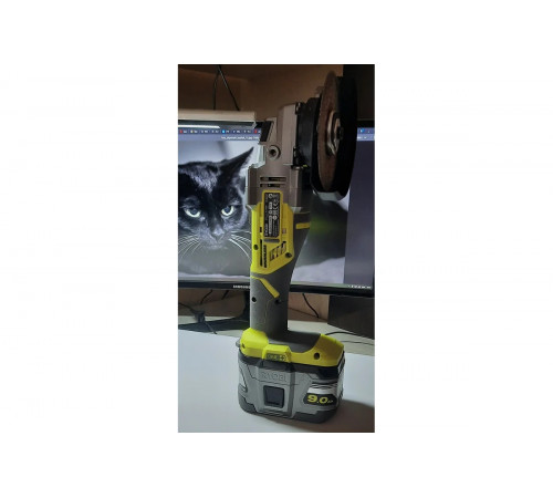 Углошлифмашина бесщеточная Ryobi ONE+ R18AG7-0  без аккумулятора в комплекте 5133002852