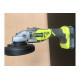 Углошлифмашина бесщеточная Ryobi ONE+ R18AG7-0  без аккумулятора в комплекте 5133002852