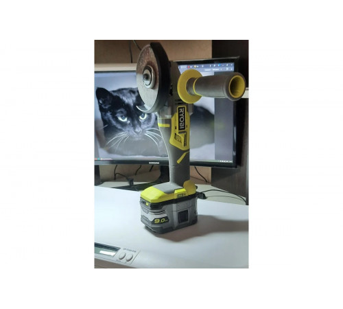 Углошлифмашина бесщеточная Ryobi ONE+ R18AG7-0  без аккумулятора в комплекте 5133002852