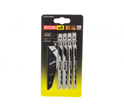 Набор пилок для лобзика 5 шт. Ryobi RAK05JSBFC 5132002697