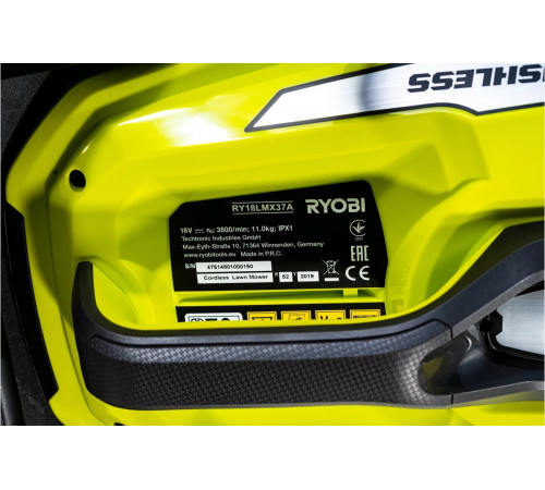 Бесщеточная газонокосилка Ryobi ONE+ RY18LMX37A-150 5133004582