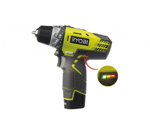 Аккумуляторная дрель-шуруповерт Ryobi R12DD-LL13S 5133001802