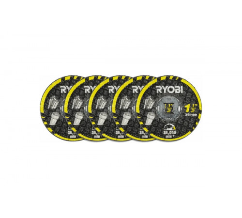 Насадка для прямошлифмашины RAR302-5 5 шт Ryobi 5132005837