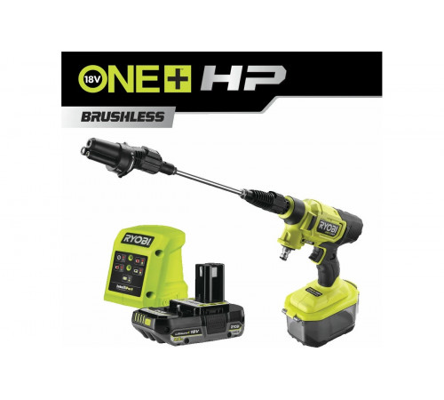 Бесщеточный моечный пистолет Ryobi ONE+ 18В RY18PWX41A-125 5133005545