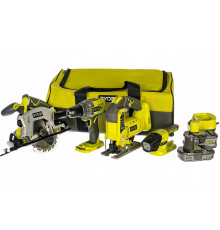 Набор аккумуляторных инструментов Ryobi ONE+ R18CK4A-252S 5133003579