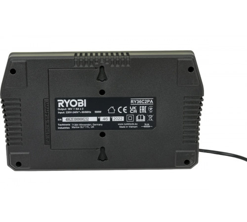 Зарядное устройство RY36C2PA 36В Ryobi 5133005741