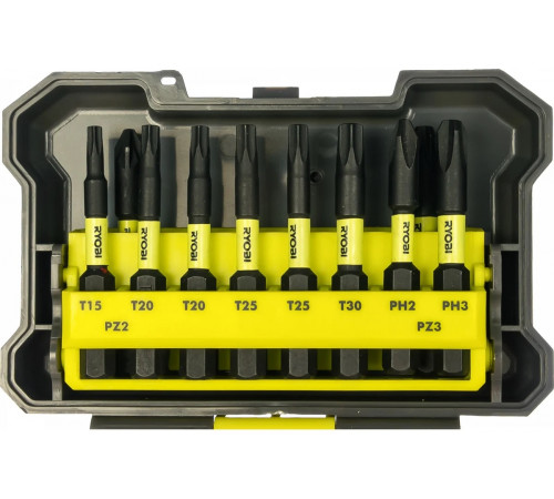 Набор ударостойких бит (10 шт; 50 мм) Ryobi 5132003176