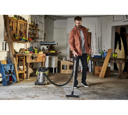 Аккумуляторный строительный пылесос Ryobi ONE+ R18WDV 5133004724