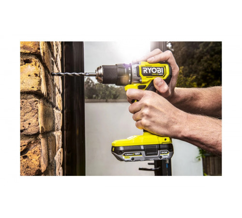 Ударная бесщеточная дрель-шуруповерт  Ryobi ONE+ RPD18C-242S 5133004983