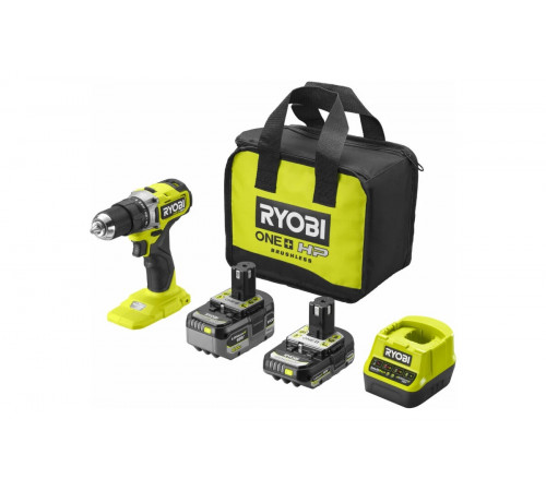 Ударная бесщеточная дрель-шуруповерт  Ryobi ONE+ RPD18C-242S 5133004983
