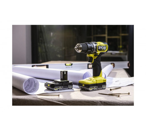 Ударная бесщеточная дрель-шуруповерт  Ryobi ONE+ RPD18C-242S 5133004983