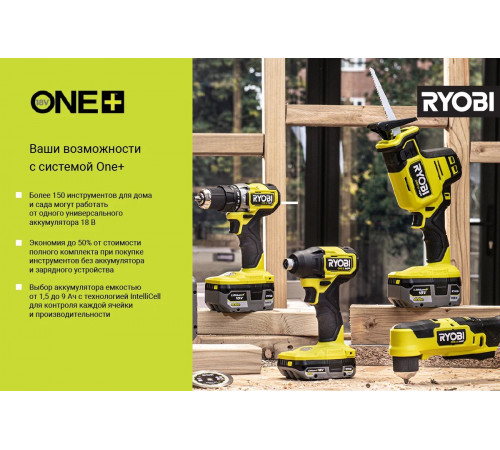Ударный гайковерт Ryobi ONE+ R18IW3-0 5133002436