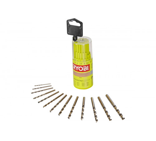 Набор сверл по металлу RAK13HSS (13 шт; 1.5-6.5 мм) Ryobi 5132004523