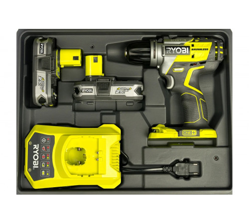 Бесщеточная дрель-шуруповерт Ryobi ONE+ R18DDBL-LL25B 5133002439