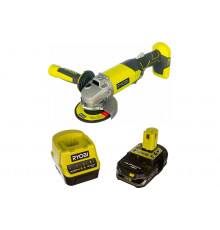 Комплект Ryobi ONE+: угловая шлифмашина R18AG-0 и набор RC18120-125 5133003359 290320221