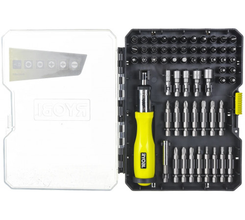 Набор бит и торцевых головок 59 шт. Ryobi RAK59SD 5132002251
