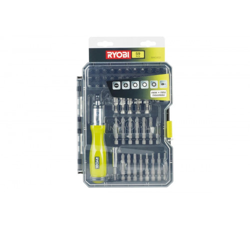 Набор бит и торцевых головок 59 шт. Ryobi RAK59SD 5132002251