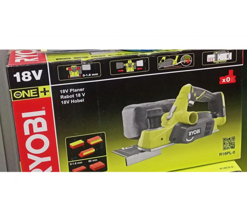 Аккумуляторный рубанок Ryobi ONE+ R18PL-0 5133002921