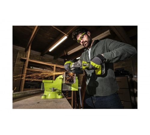 Бесщеточная углошлифмашина Ryobi ONE+ RAG18X-0 5133005011