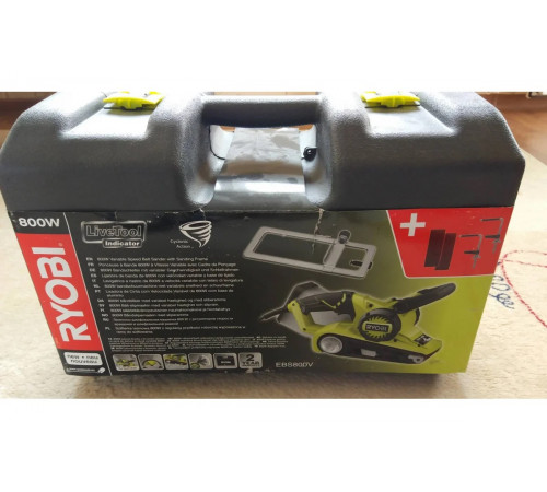 Ленточная шлифмашина Ryobi EBS800V 5133001146