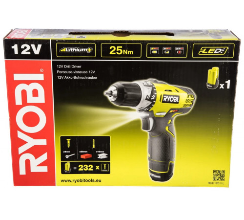Аккумуляторная дрель-шуруповерт Ryobi RCD12011L 5133001156