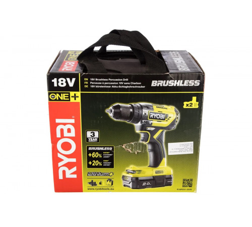 Бесщеточная дрель-шуруповерт Ryobi ONE+ R18PD51-220S 5133003887