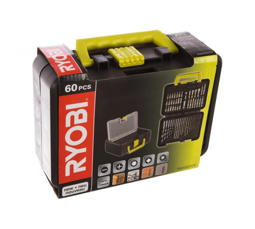 Набор бит со сверлами (60 шт.) Ryobi 5132002248