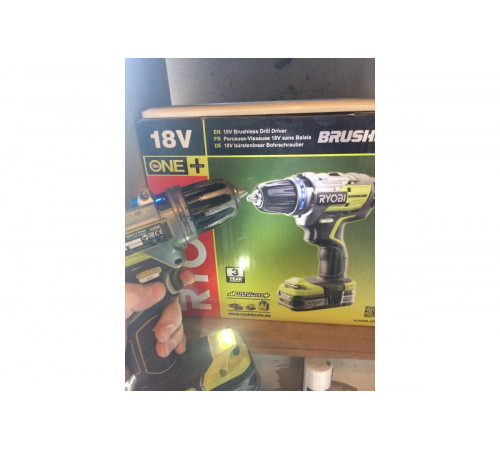 Бесщеточная дрель-шуруповерт Ryobi ONE+ R18DDBL-225S 5133003610