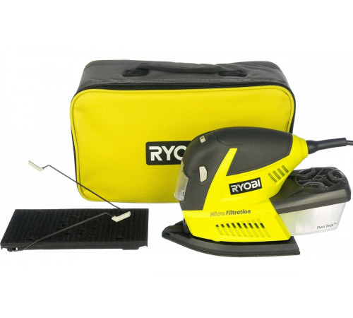 Универсальная шлифмашина Ryobi + 30 шлифлистов RMS180-SA30 5133002910
