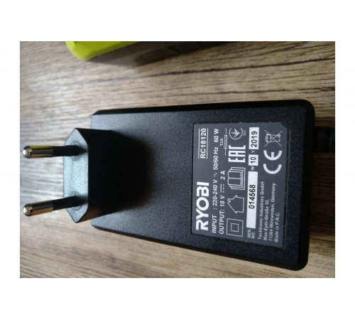 Зарядное устройство ONE+ Ryobi RC18120 5133002891