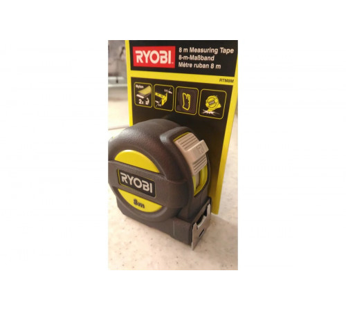 Рулетка, 8м Ryobi RTM8M 5132004361
