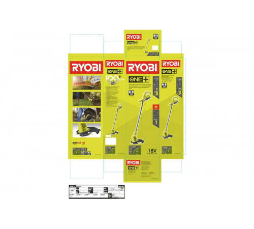 Аккумуляторный триммер Ryobi ONE+ RY18LT25A-120P 5133004627