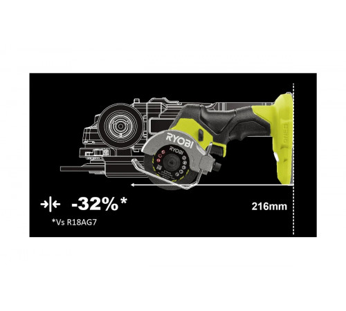 Бесщеточная отрезная машина Ryobi ONE+ HP RCT18C-0 5133004953