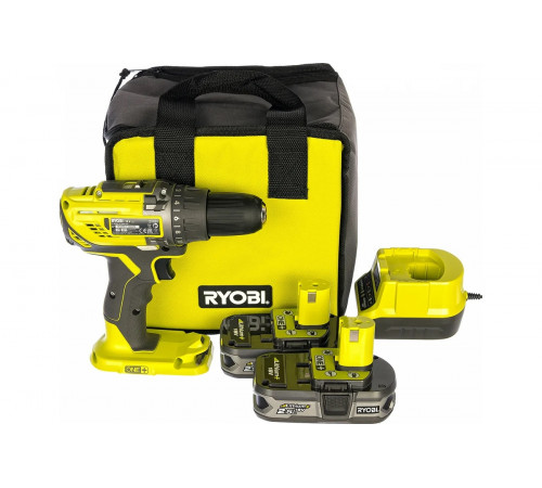 Компактная дрель-шуруповерт Ryobi ONE+ R18DD3-225S 5133003349