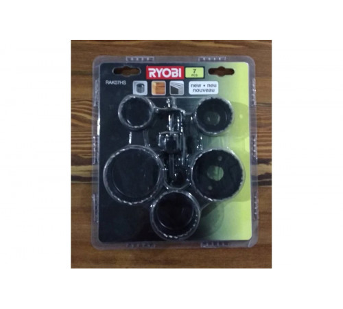 Набор пильных коронок 7 шт. Ryobi RAK07HS 5132002548