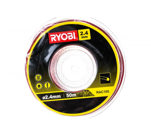 Леска для триммеров (2,4 мм; 50 м; круг) Ryobi RAC105 5132002642