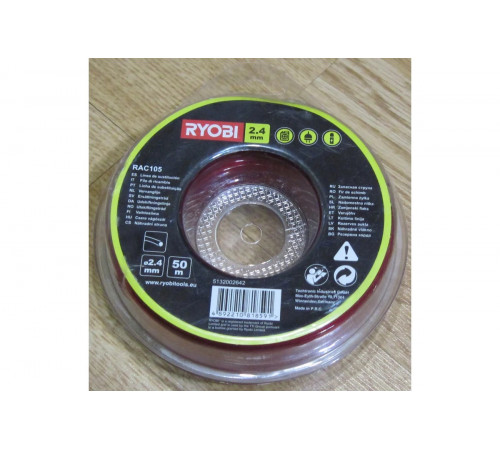 Леска для триммеров (2,4 мм; 50 м; круг) Ryobi RAC105 5132002642